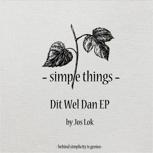 ピアノを取り入れた優雅なミニマルテクノ。Simple Things Records新譜、オランダの新星『Jos Lok』がリリース